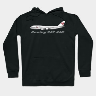 Japan Airlines 747-400 Friend Ship Tee Shirt Version  V1 Hoodie